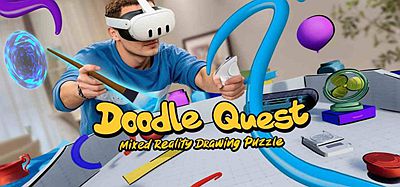 Meta Quest 游戏《涂鸦任务 绘画拼图》Doodle Quest- Mixed Reality Draw Puzzle